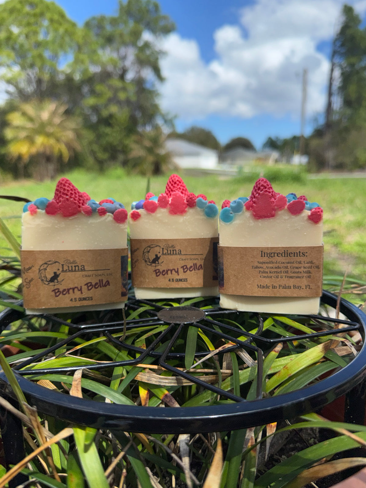 Berry Bella Cold Processed Soap Bar