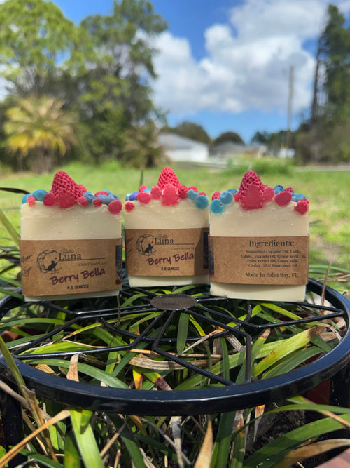 Berry Bella Cold Processed Soap Bar