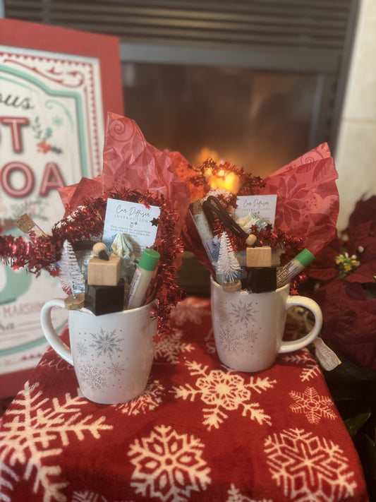 Small BurrBasket/Gift Mug Set